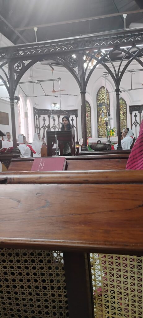 Hannah Raichel Zachariah at Christ Church Trivandrum